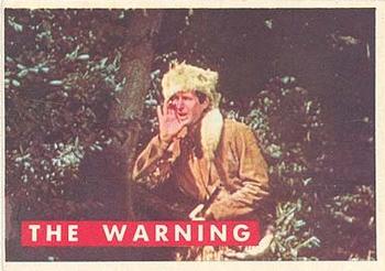 1956 Topps Davy Crockett Green Back (R712-1a) #9A The Warning Front
