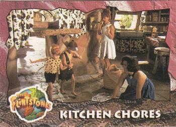 1993 Topps The Flintstones #54 Kitchen Chores Front