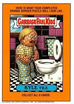 2003 Topps Garbage Pail Kids All-New Series 1 #9a Cheesy Charlie Back