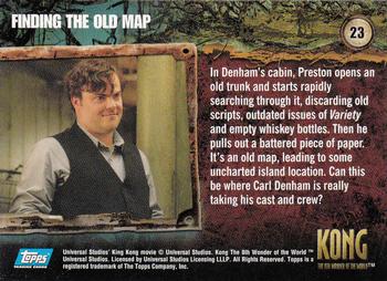 2005 Topps King Kong #23 Finding the Old Map Back