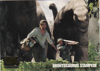 2005 Topps King Kong #38 Brontosaurus Stampede Front