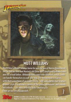 2008 Topps Indiana Jones Masterpieces #7 Mutt Williams Back