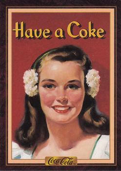 1994 Collect-A-Card Coca-Cola Collection Series 3 #201 Original art, January 1945 Front
