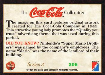 1994 Collect-A-Card Coca-Cola Collection Series 3 #206 