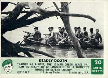 1966 Philadelphia Green Berets #20 Deadly Dozen Front