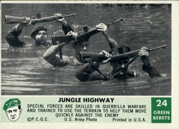 1966 Philadelphia Green Berets #24 Jungle Highway Front