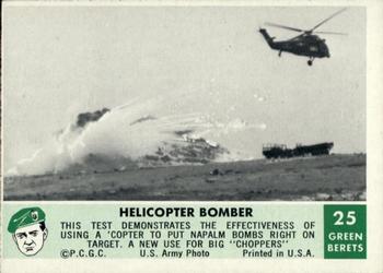 1966 Philadelphia Green Berets #25 Helicopter Bomber Front