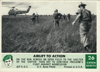 1966 Philadelphia Green Berets #26 Airlift to Action Front
