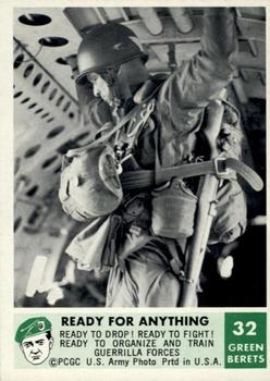 1966 Philadelphia Green Berets #32 Ready for Anything Front