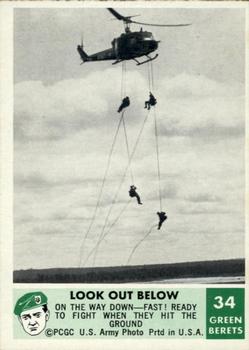 1966 Philadelphia Green Berets #34 Look out Below Front