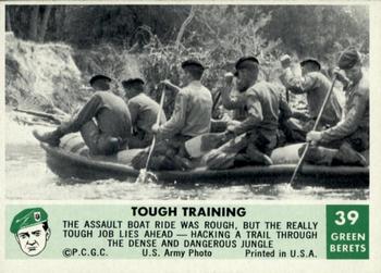 1966 Philadelphia Green Berets #39 Tough Training Front