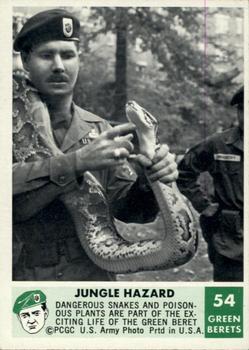 1966 Philadelphia Green Berets #54 Jungle Hazard Front