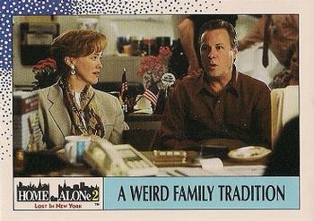 1992 Topps Home Alone 2 #21 A Weird Family Tradition Front