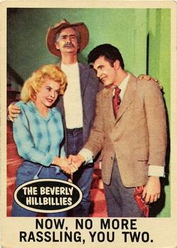 1963 Topps Beverly Hillbillies #9 Now, no more rassling, you two. Front