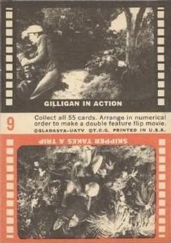 1965 Topps Gilligan's Island #9 It's a bird! It's a plane! No, it's Gilligan! Back