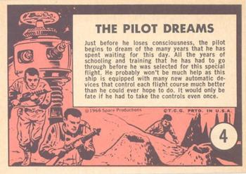 1966 Topps Lost in Space #4 The Pilot Dreams Back