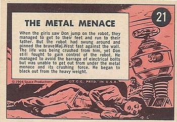1966 Topps Lost in Space #21 The Metal Menace Back