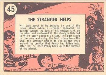 1966 Topps Lost in Space #45 The Stranger Helps Back