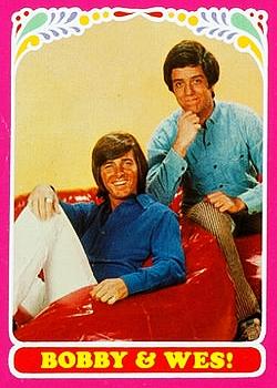 1971 Topps Getting Together With Bobby Sherman #2 Bobby & Wes! Front