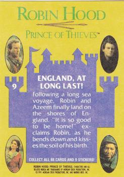 1991 Topps Robin Hood: Prince of Thieves (88) #9 England, At Long Last! Back