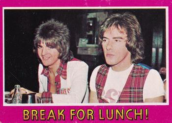1975 Topps Bay City Rollers #20 Break For Lunch! Front