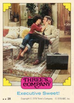 1978 Topps Three's Company #28 Executive Sweet! Front