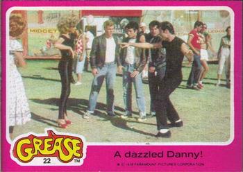 1978 Topps Grease #22 A dazzled Danny! Front
