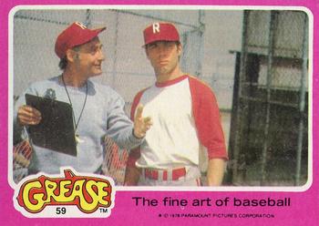 1978 Topps Grease #59 The fine art of baseball Front