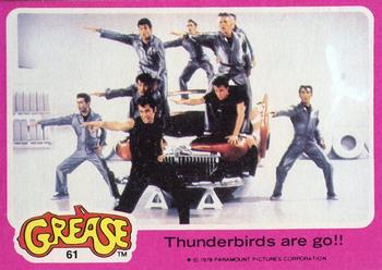 1978 Topps Grease #61 Thunderbirds are go!! Front