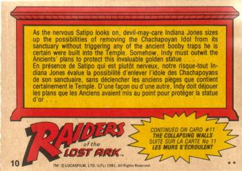 1981 O-Pee-Chee Raiders of the Lost Ark #10 Removing The Idol Back