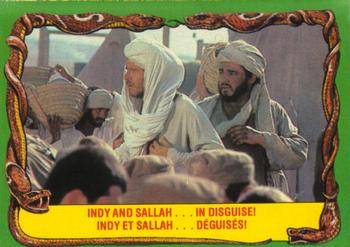 1981 O-Pee-Chee Raiders of the Lost Ark #44 Indy And Sallah...In Disguise! Front