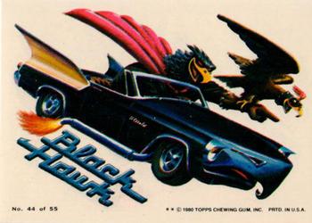 1980 Topps Weird Wheels #44 Black Hawk Front