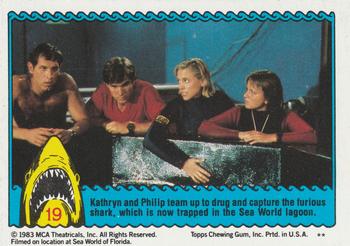 1983 Topps Jaws 3-D #19 Kathryn and Philip team up... Front