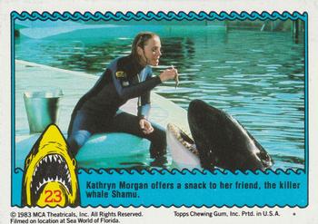 1983 Topps Jaws 3-D #23 Kathryn Morgan Front