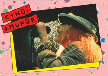 1985 Topps Cyndi Lauper #6 Cyndi lost her voice for a year in 1977 after Front