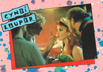 1985 Topps Cyndi Lauper #7 Cyndi's first album was recorded with Blue Ang Front