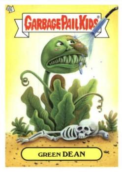 2013 Garbage Pail Kids Brand New Series 2 #117a Green Dean Front