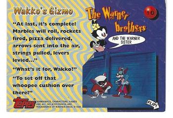 1995 Topps Animaniacs #10 Wacko's Gizmo Back