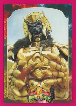 1994 Collect-A-Card Mighty Morphin Power Rangers Series 2 Retail #115 Giant Goldar Front