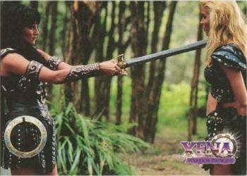 1999 Topps Xena Warrior Princess Series 3 #23 Face-to-Face With Peril Front