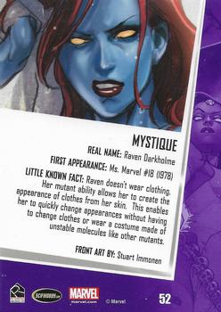 2013 Rittenhouse Women of Marvel Series 2 #52 Mystique Back