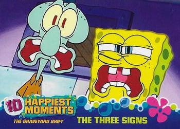 2009 Topps SpongeBob SquarePants Premiere Edition #50 The Three Signs Front
