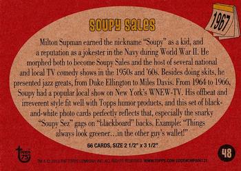2013 Topps 75th Anniversary #48 Soupy Sales Back