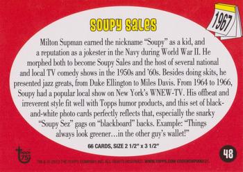 2013 Topps 75th Anniversary - Foil #48 Soupy Sales Back