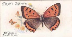 1932 Player's Butterflies #8 Gt. Britain - Small Copper Front