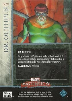 2007 SkyBox Marvel Masterpieces - Spider-Man #S6 Dr. Octopus Back