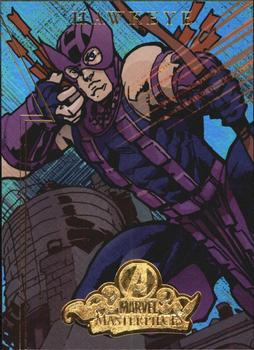 2008 Upper Deck Marvel Masterpieces Set 2 - Avengers #A3 Hawkeye Front