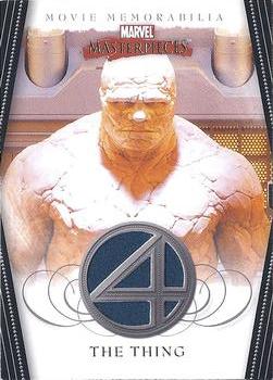 2008 Upper Deck Marvel Masterpieces Set 2 - Fantastic Four Movie Memorabilia #FF4 The Thing Front