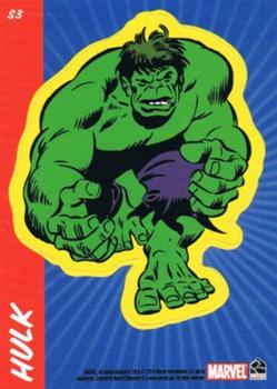 2010 Rittenhouse 70 Years of Marvel Comics - Stickers #S03 Hulk Front