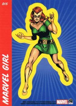 2010 Rittenhouse 70 Years of Marvel Comics - Stickers #S15 Marvel Girl Front